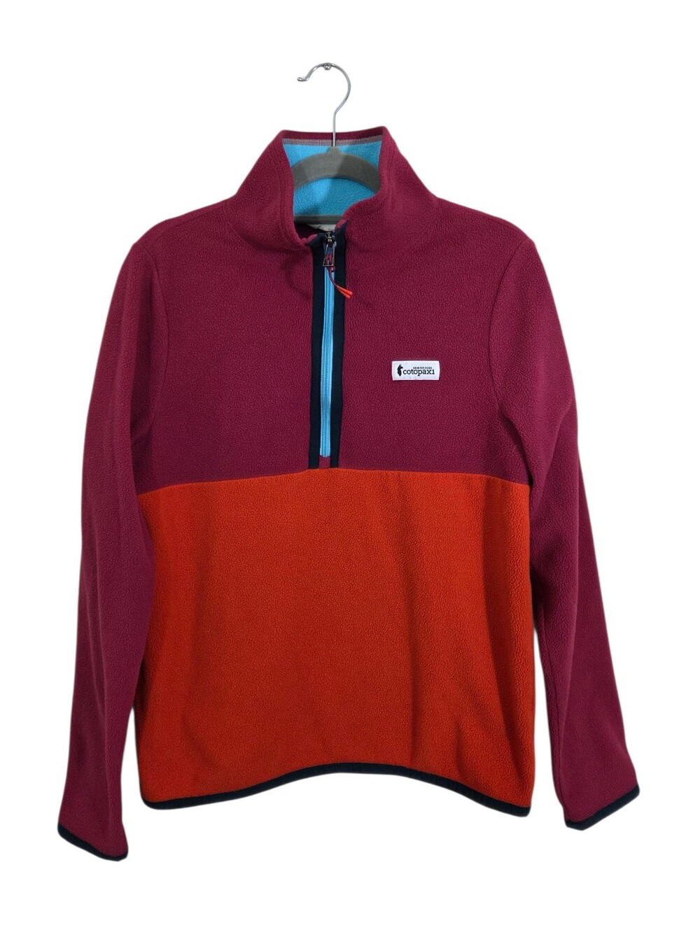 Cotopaxi Women's Amado Fleece Half Zip Pullover Colorblock Gorpcore Small Casual